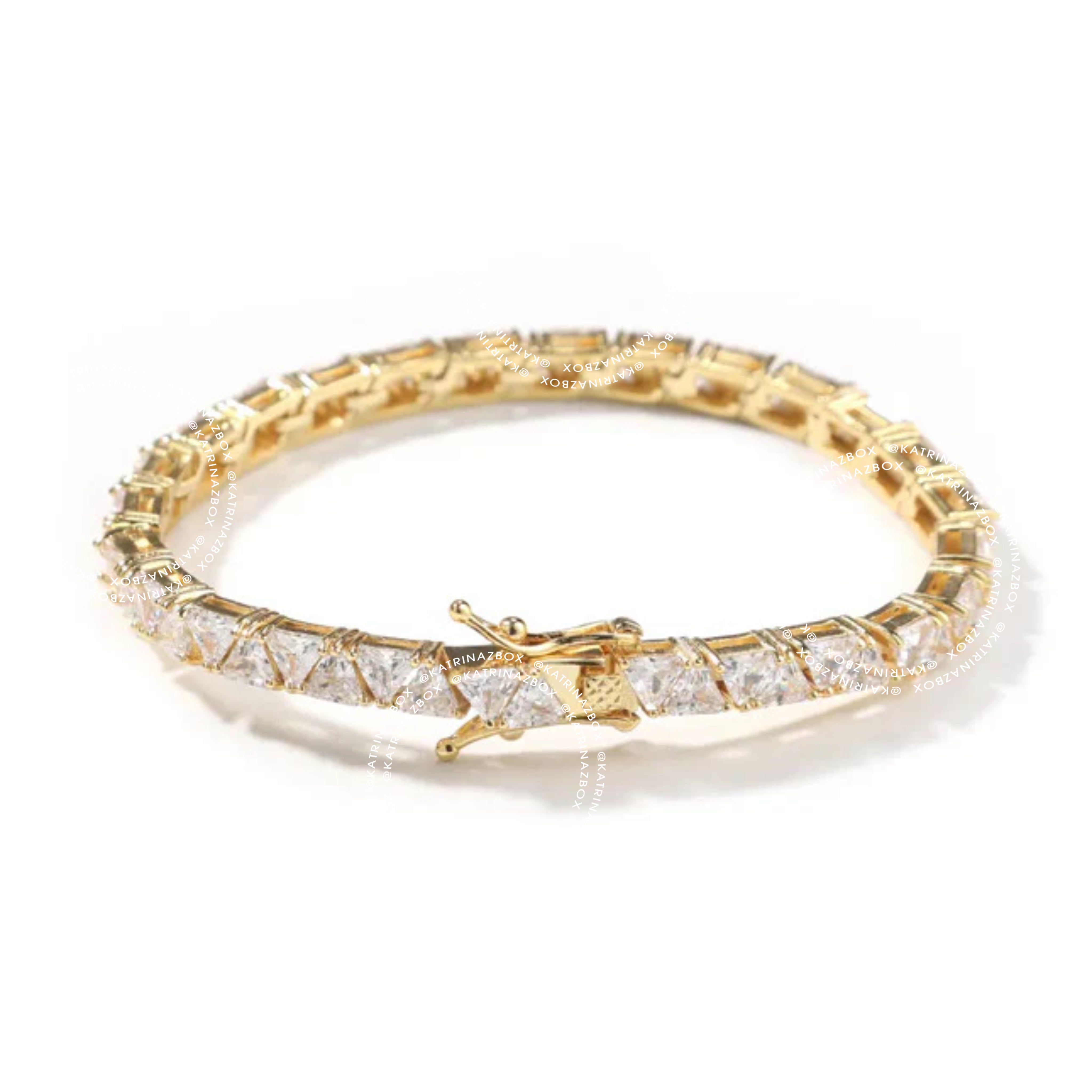 TRIANGLE TENNIS BRACELET – Katrinaz Box