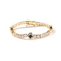 MINI CLOVER TENNIS BRACELET | BLACK