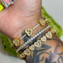 HALO HEART BRACELET SET