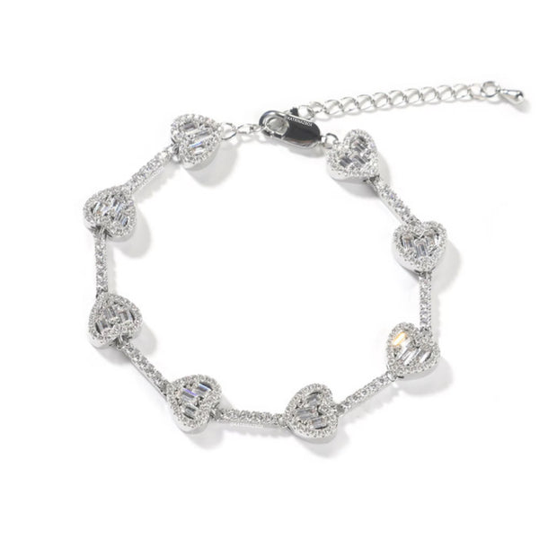 CLARA TENNIS HEART BRACELET
