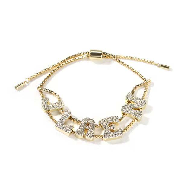 ADJUSTABLE NAME BRACELET