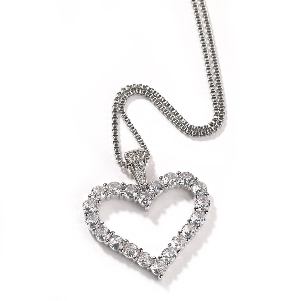 HEART PENDANT NECKLACE-SILVER925-ネックレス HARPER HEART NECKLACE – Katrinaz Box