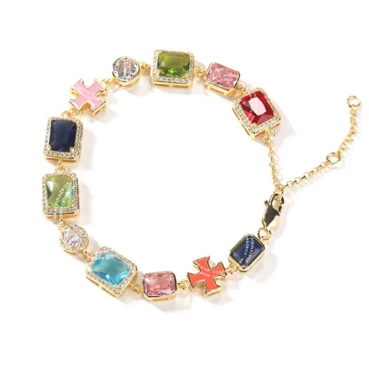 MULTICOLOR GEMSTONE BRACELET