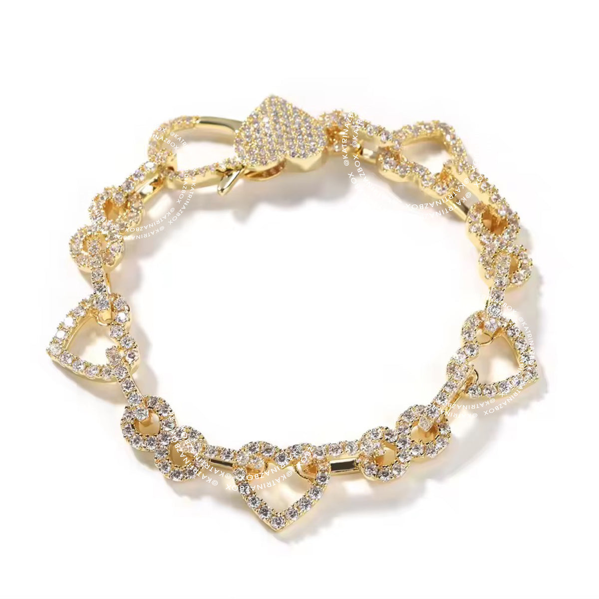 INFINITY HEART LOOP BRACELET