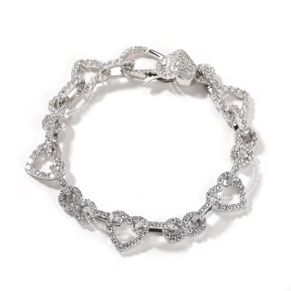 INFINITY HEART LOOP BRACELET