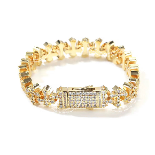 MINI CROSS TENNIS BRACELET