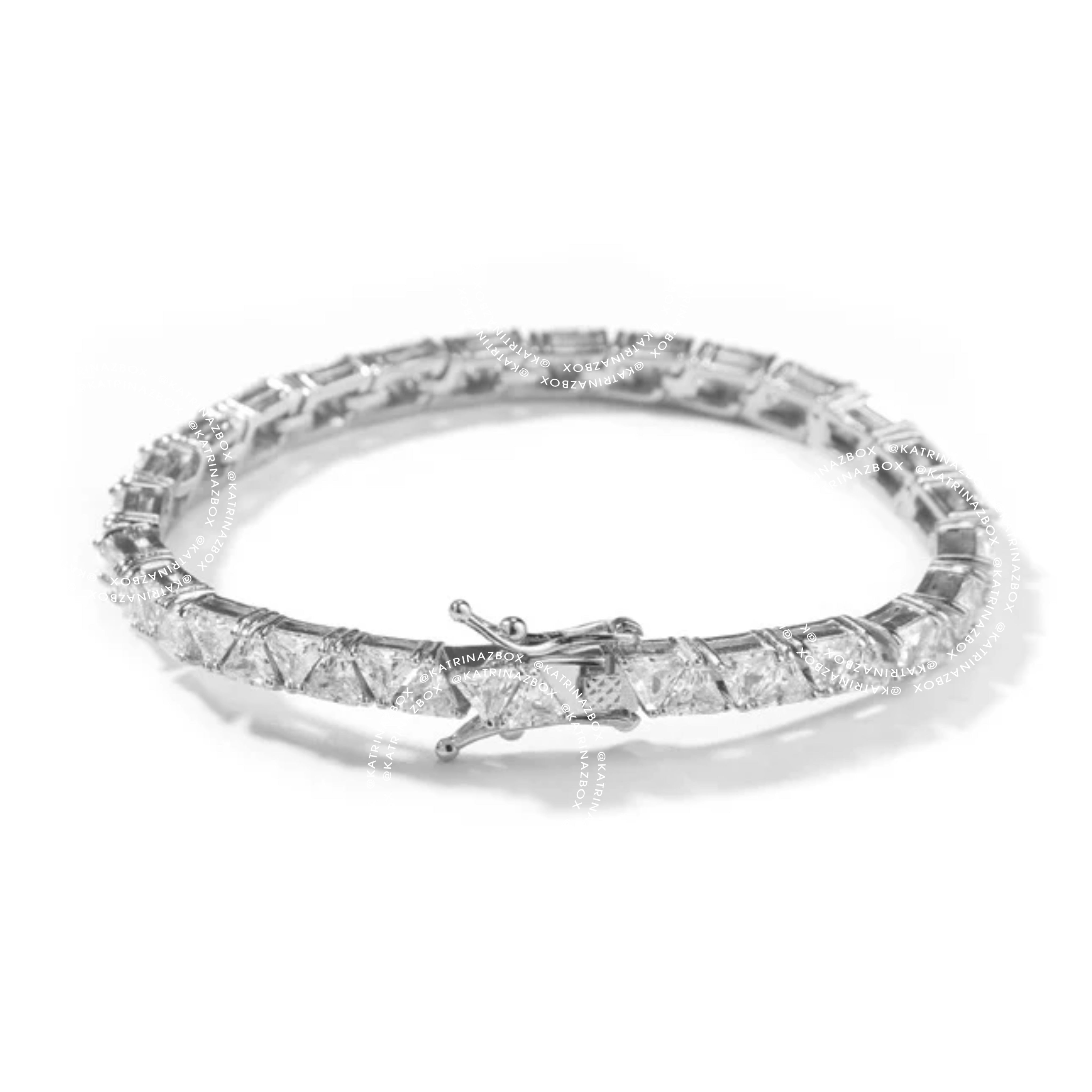 Numbering ♥ #3990 Triangle N-dia Tennis Bracelet Triangle N-dia Tennis Bracelet #3990 by Numbering – The Modu