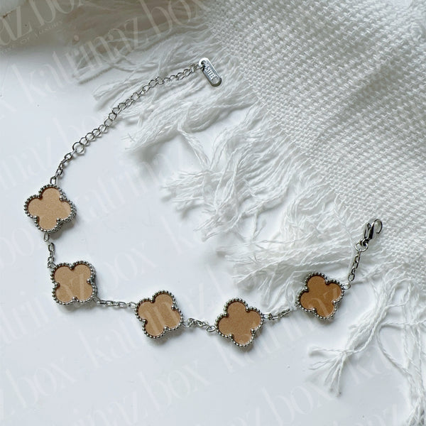 CLASSIC CLOVER LINK BRACELET | MOCHA