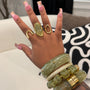 CELADON BRACELET STACK