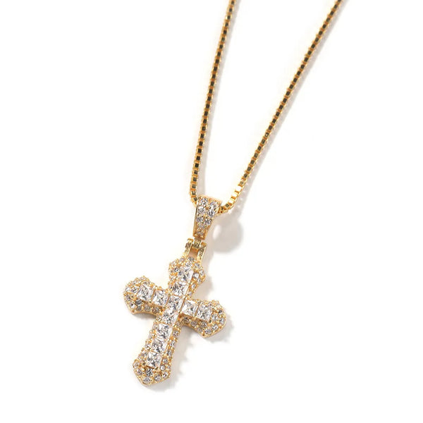 MINI CROSS PENDANT NECKLACE