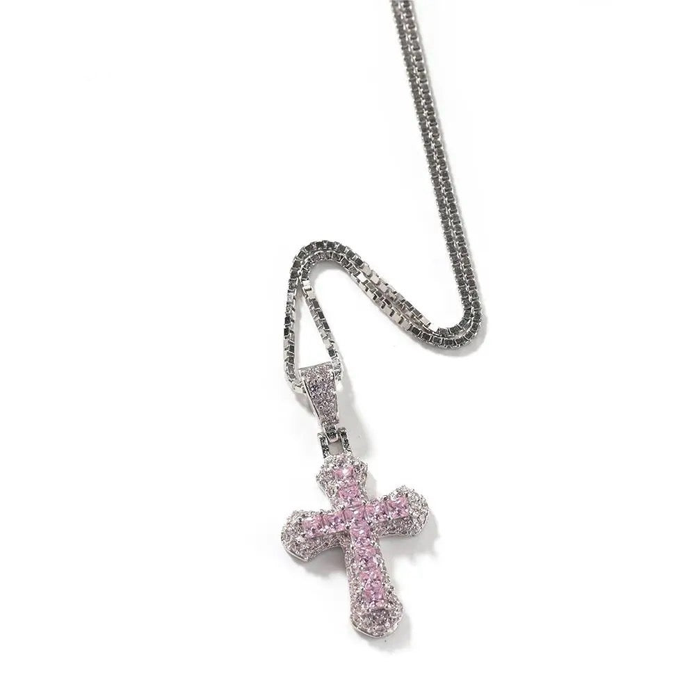MINI CROSS PENDANT NECKLACE – Katrinaz Box