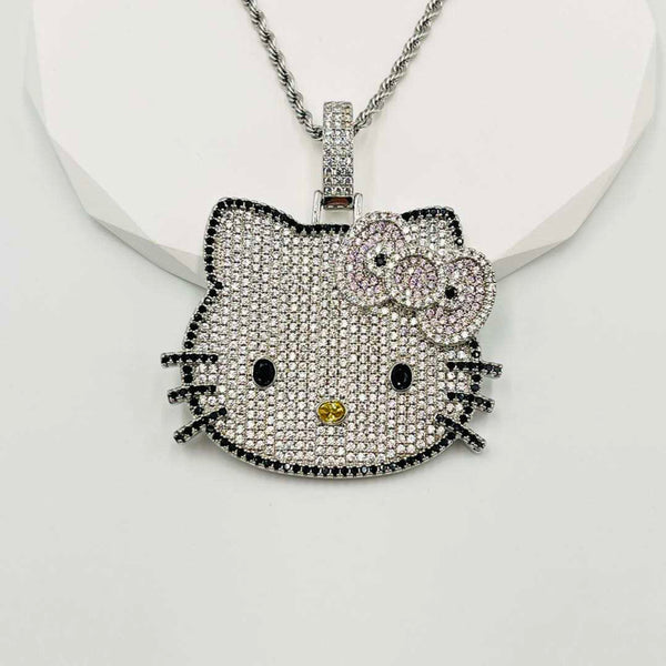 ICEY KITTY NECKLACE