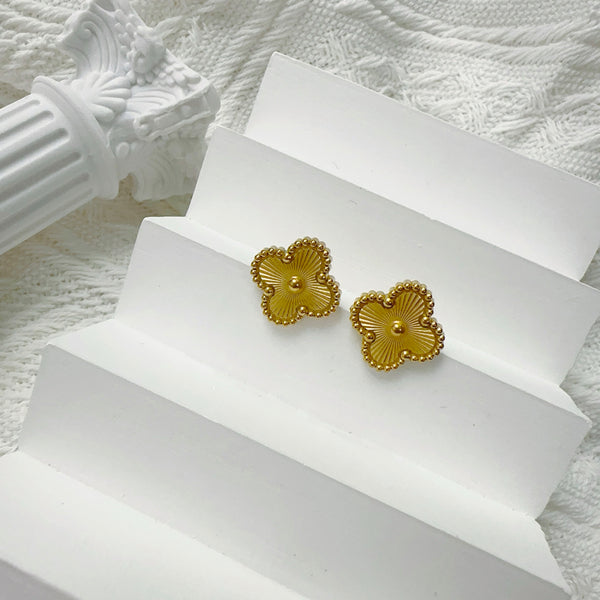 CLASSIC CLOVER EARRINGS | SOLID