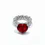 PRINCESS HEART CUT RING