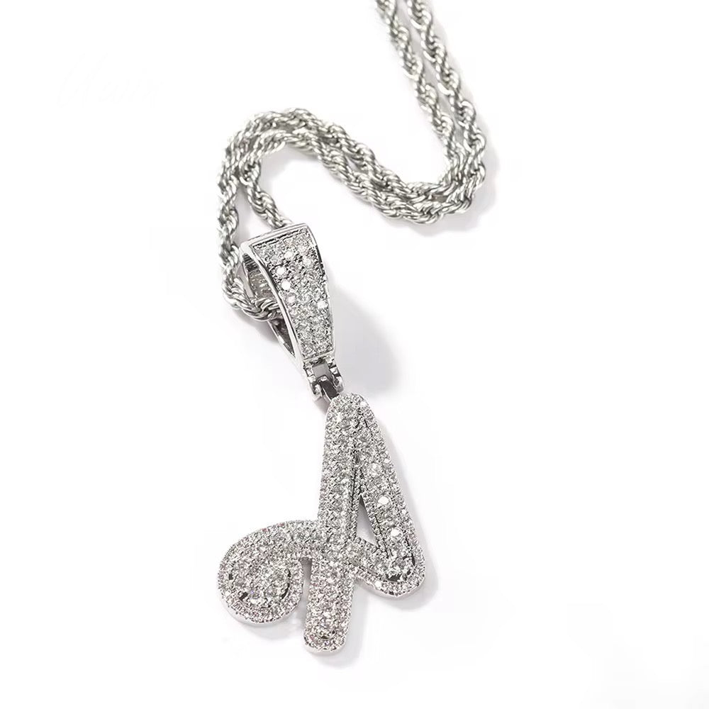 INITIAL SCRIPT NECKLACE – Katrinaz Box
