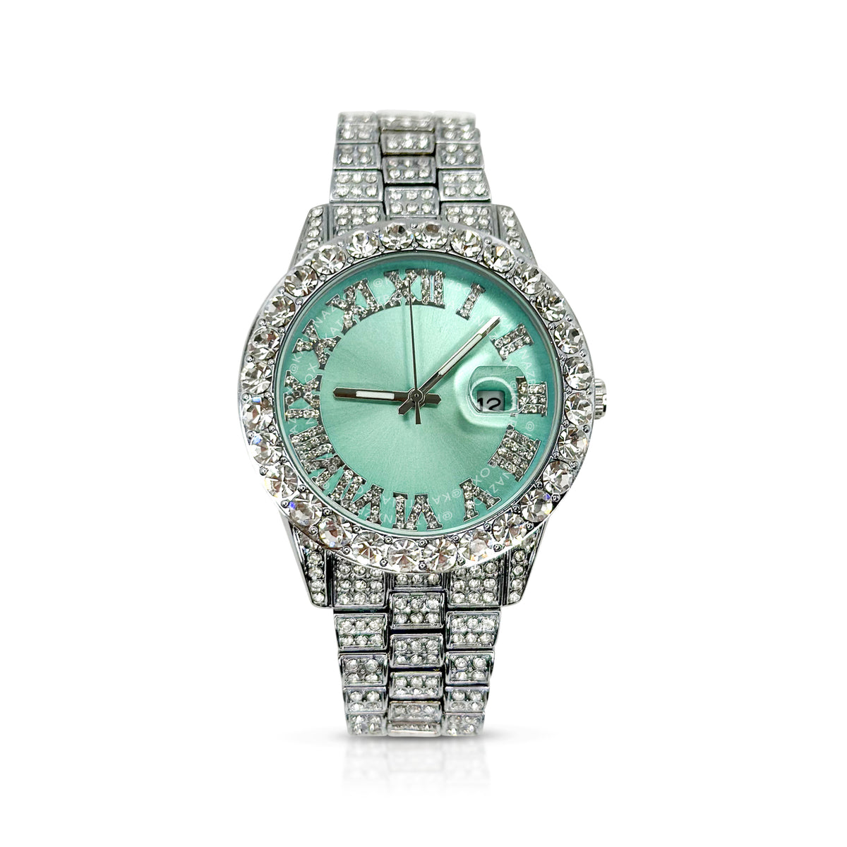 OLYMPIC BLUE | SILVER BAND WATCH
