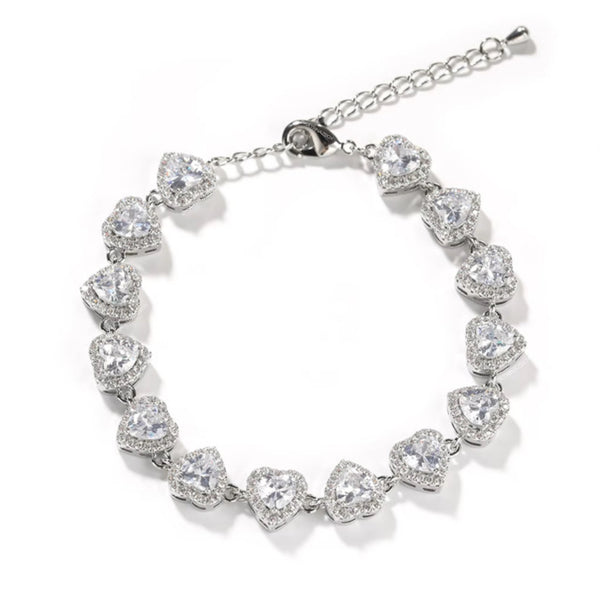 REVERSE HEART ADJUSTABLE  BRACELET