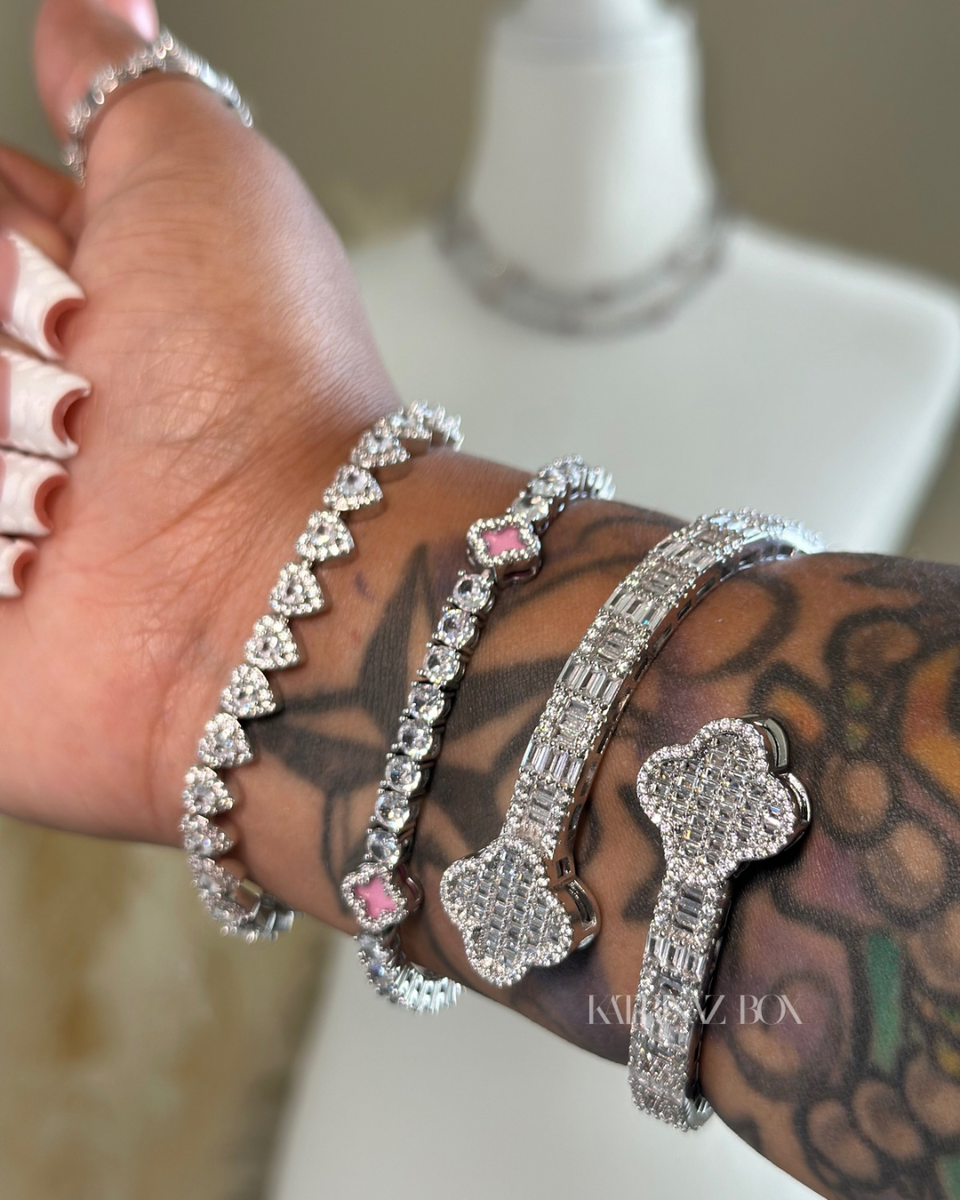 LUCKY CHARM CLOVER SET | PINK