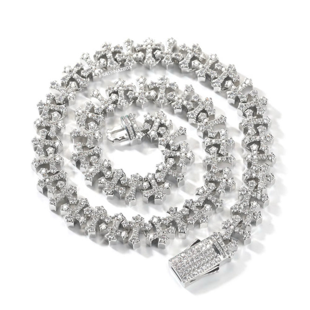 MINI CROSS | TENNIS NECKLACE