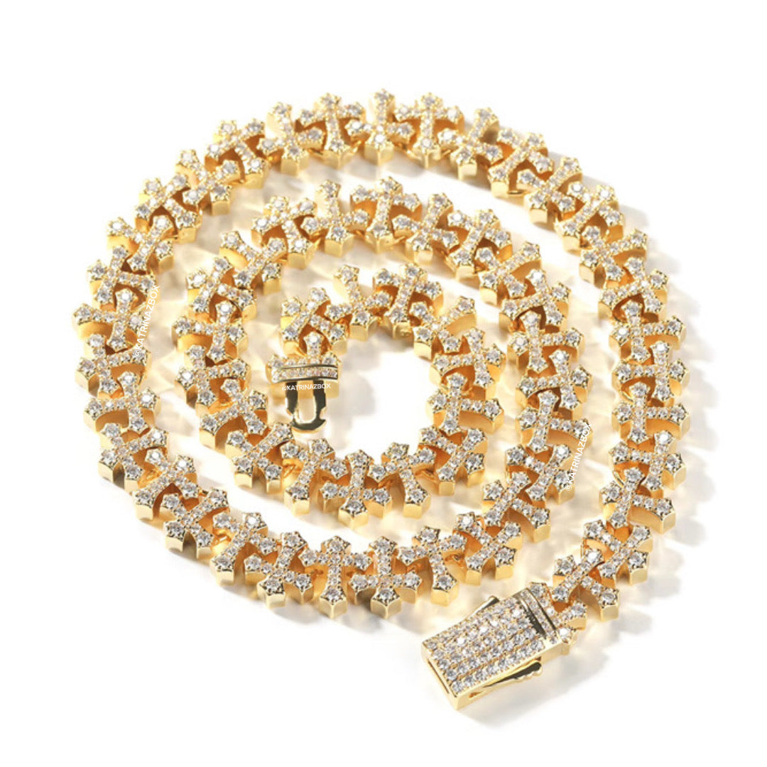 MINI CROSS | TENNIS NECKLACE