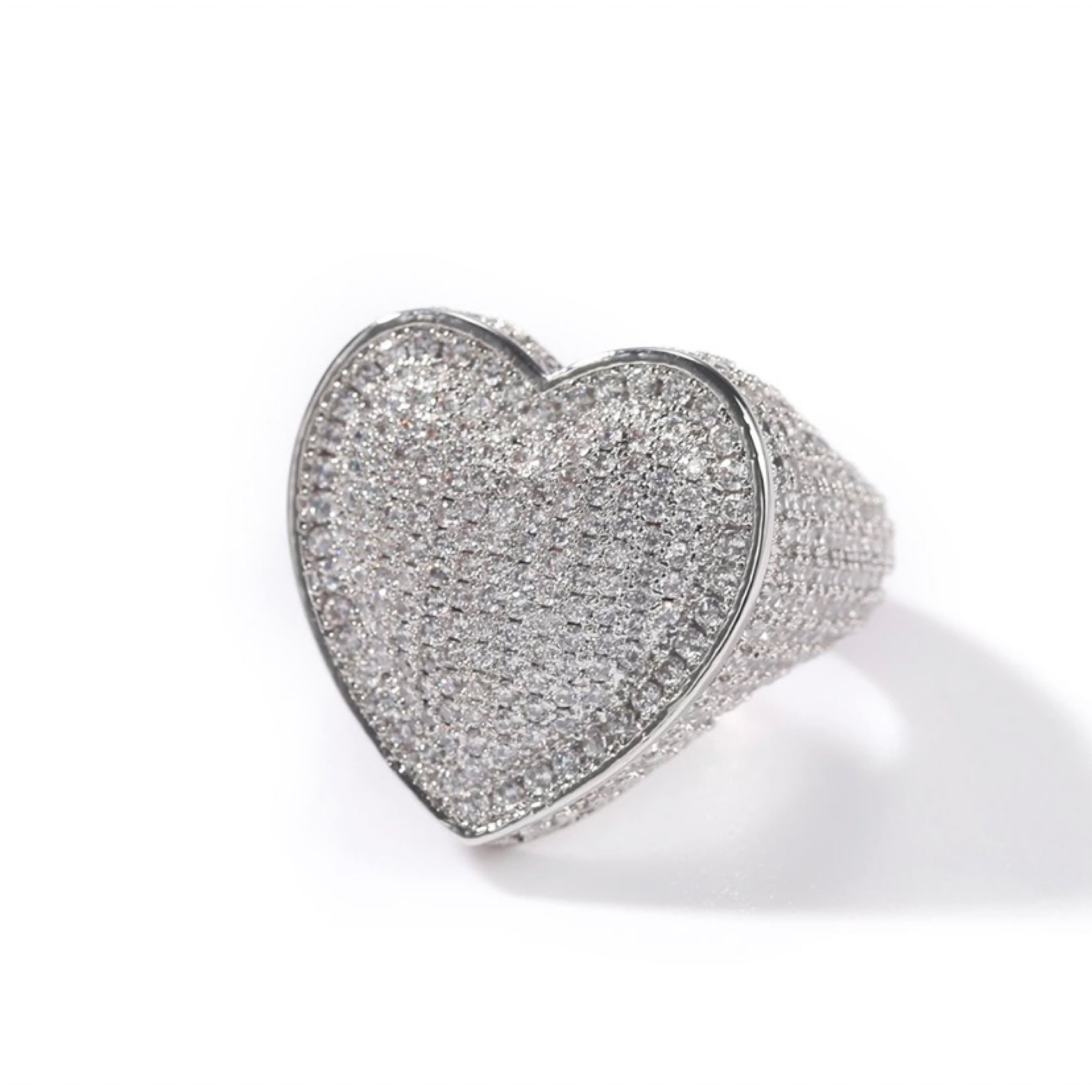 Chunky deals heart ring